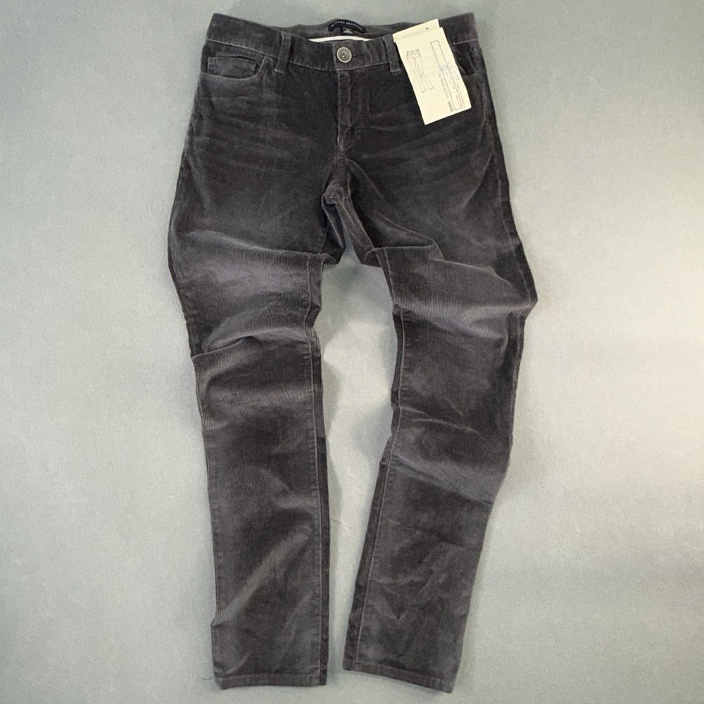 Women's Banana Republic Corduroy Pants Skinny Jeans Gray Size 27